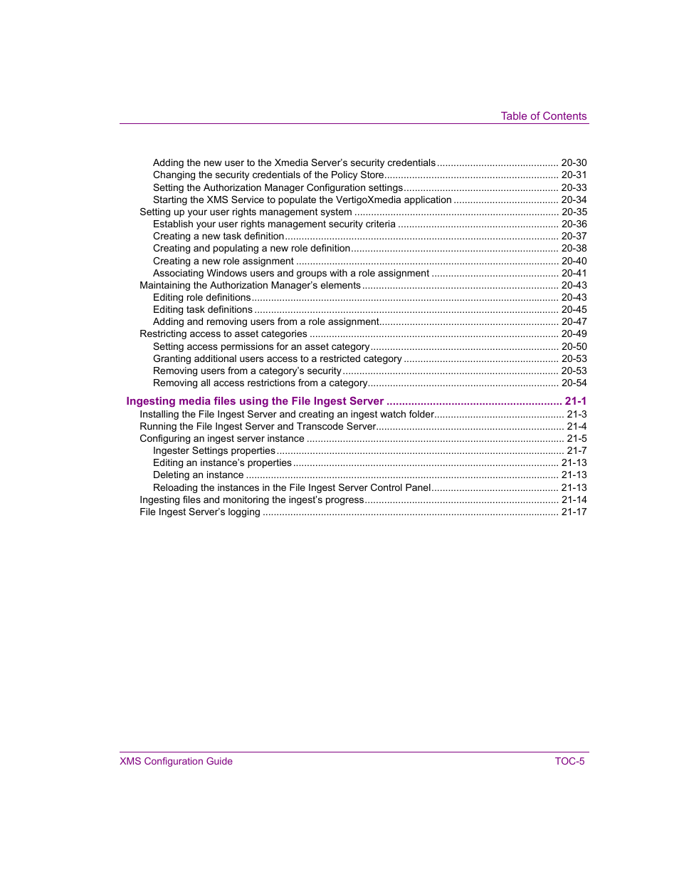 Grass Valley Xmedia Server Vertigo Suite v.5.0 User Manual | Page 22 / 297