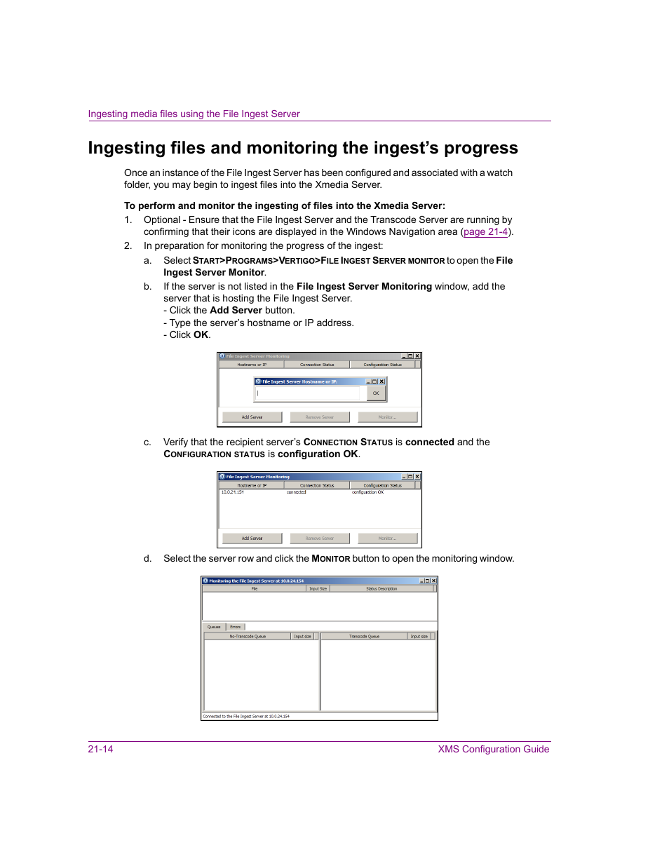 Grass Valley Xmedia Server Vertigo Suite v.5.0 User Manual | Page 293 / 297