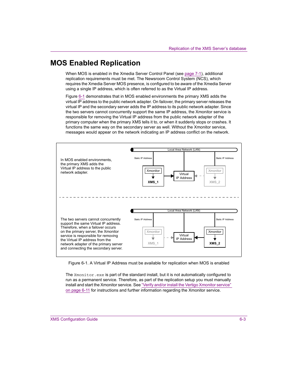 Mos enabled replication, Mos enabled replication -3 | Grass Valley Xmedia Server Vertigo Suite v.5.0 User Manual | Page 66 / 297