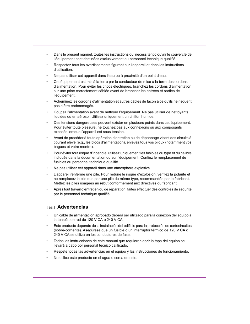 Advertencias | Grass Valley Xmedia Server Vertigo Suite v.5.0 User Manual | Page 9 / 297