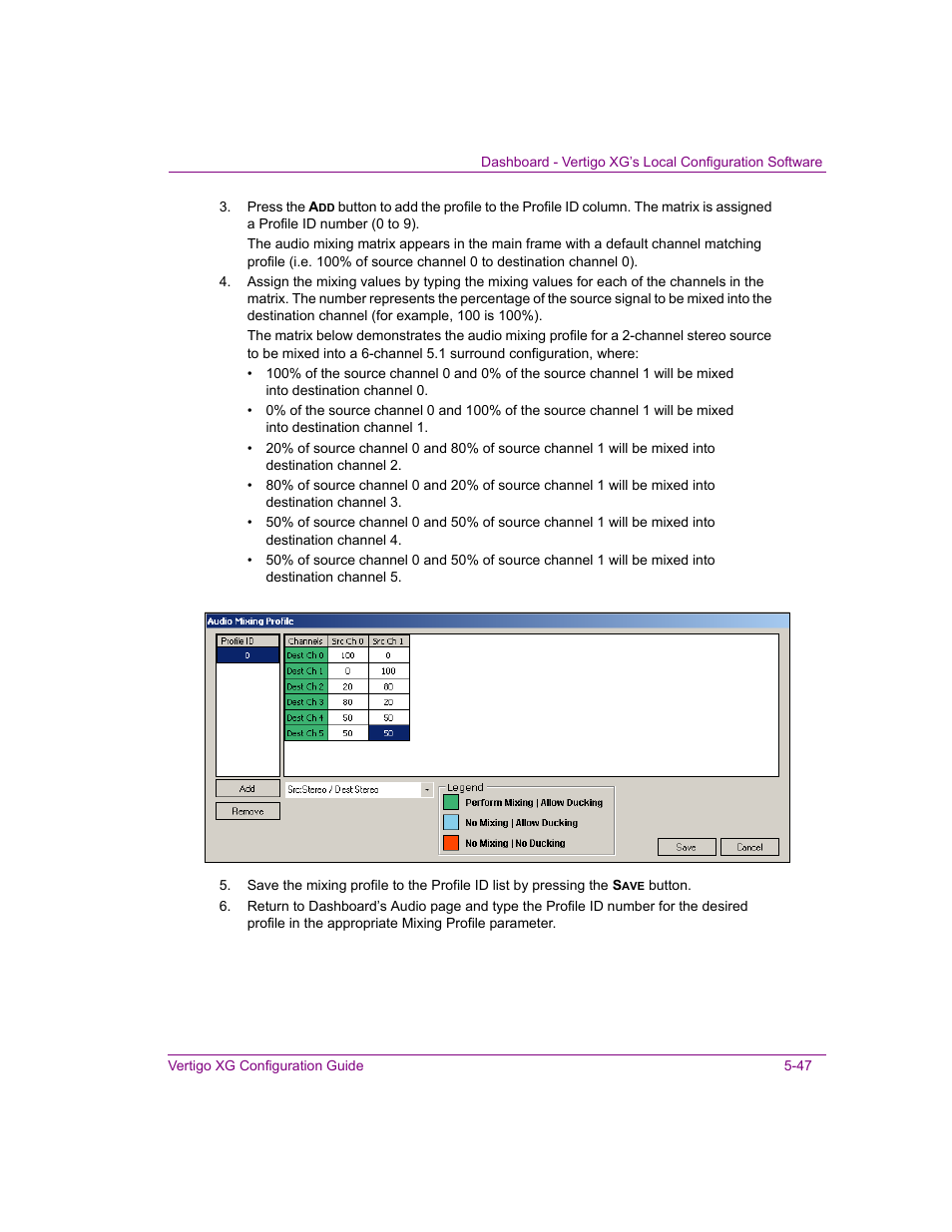 Grass Valley XG Vertigo Configuration Guide v.5.0 User Manual | Page 102 / 103
