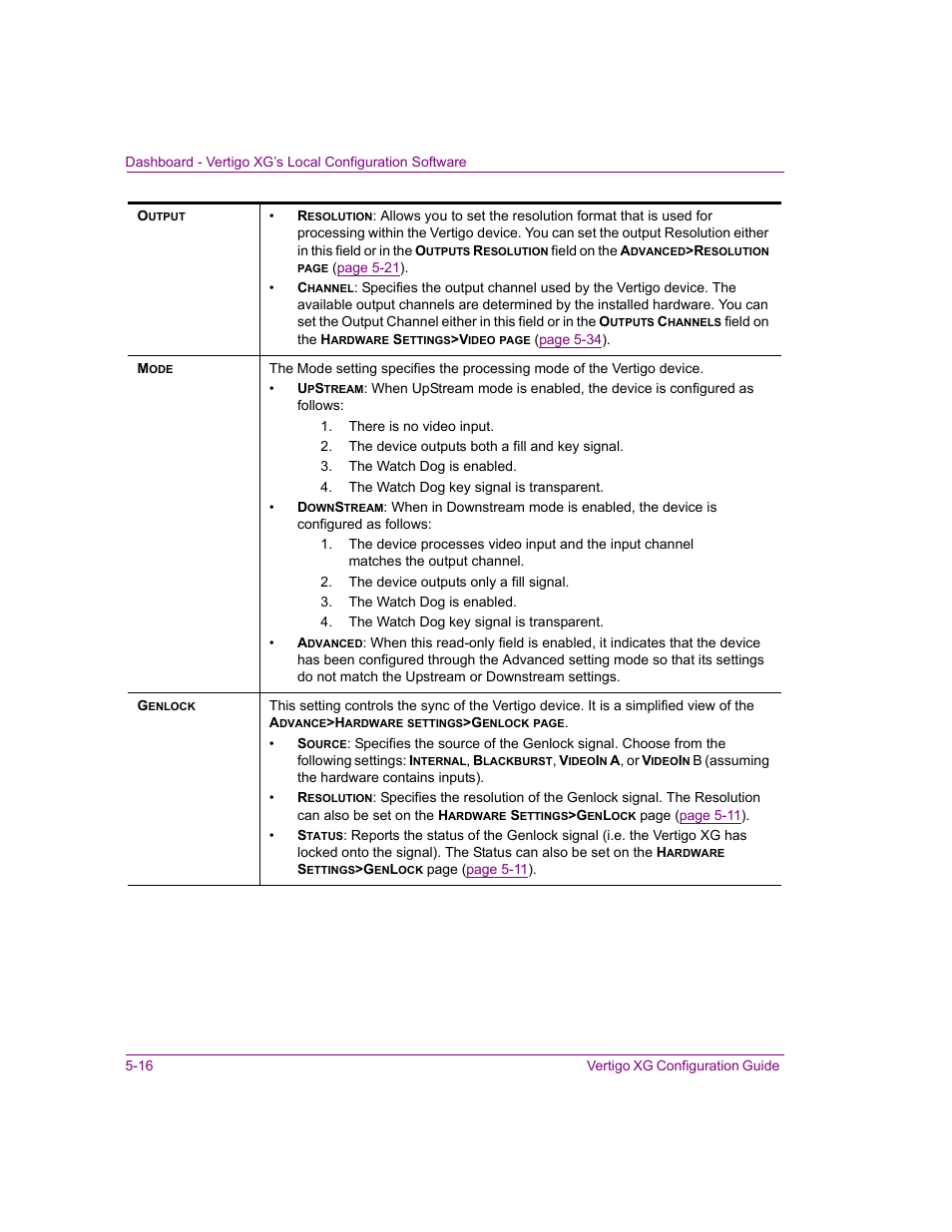 Grass Valley XG Vertigo Configuration Guide v.5.0 User Manual | Page 71 / 103