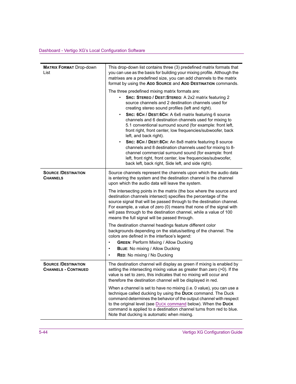 Grass Valley XG Vertigo Configuration Guide v.5.0 User Manual | Page 99 / 103