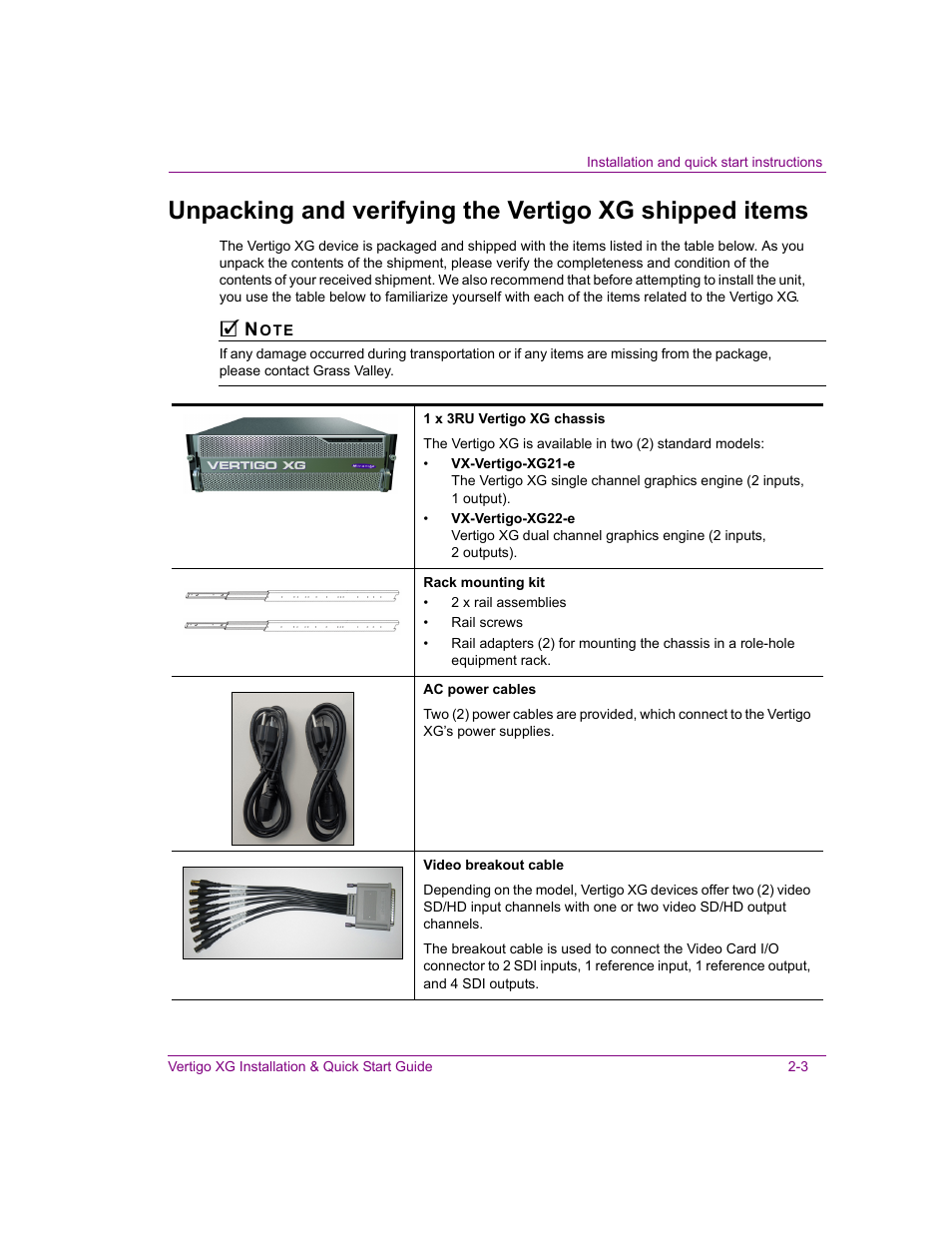 Grass Valley XG Vertigo Quick Start v.5.0 User Manual | Page 28 / 46