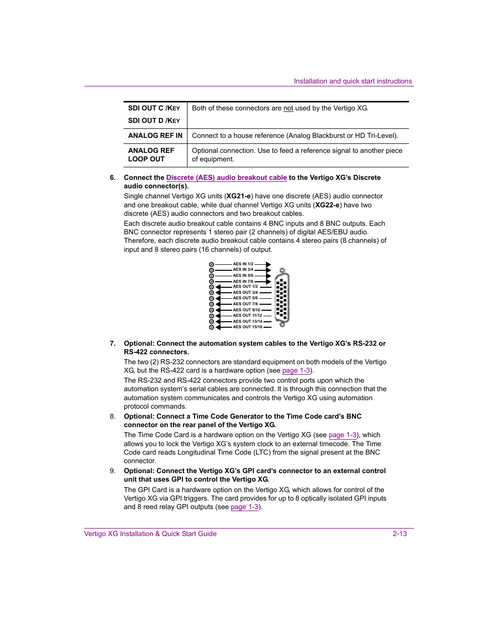 Grass Valley XG Vertigo Quick Start v.5.0 User Manual | Page 38 / 46