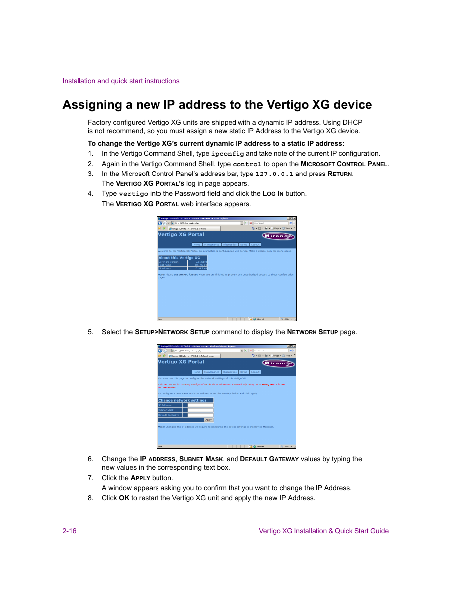 Grass Valley XG Vertigo Quick Start v.5.0 User Manual | Page 41 / 46