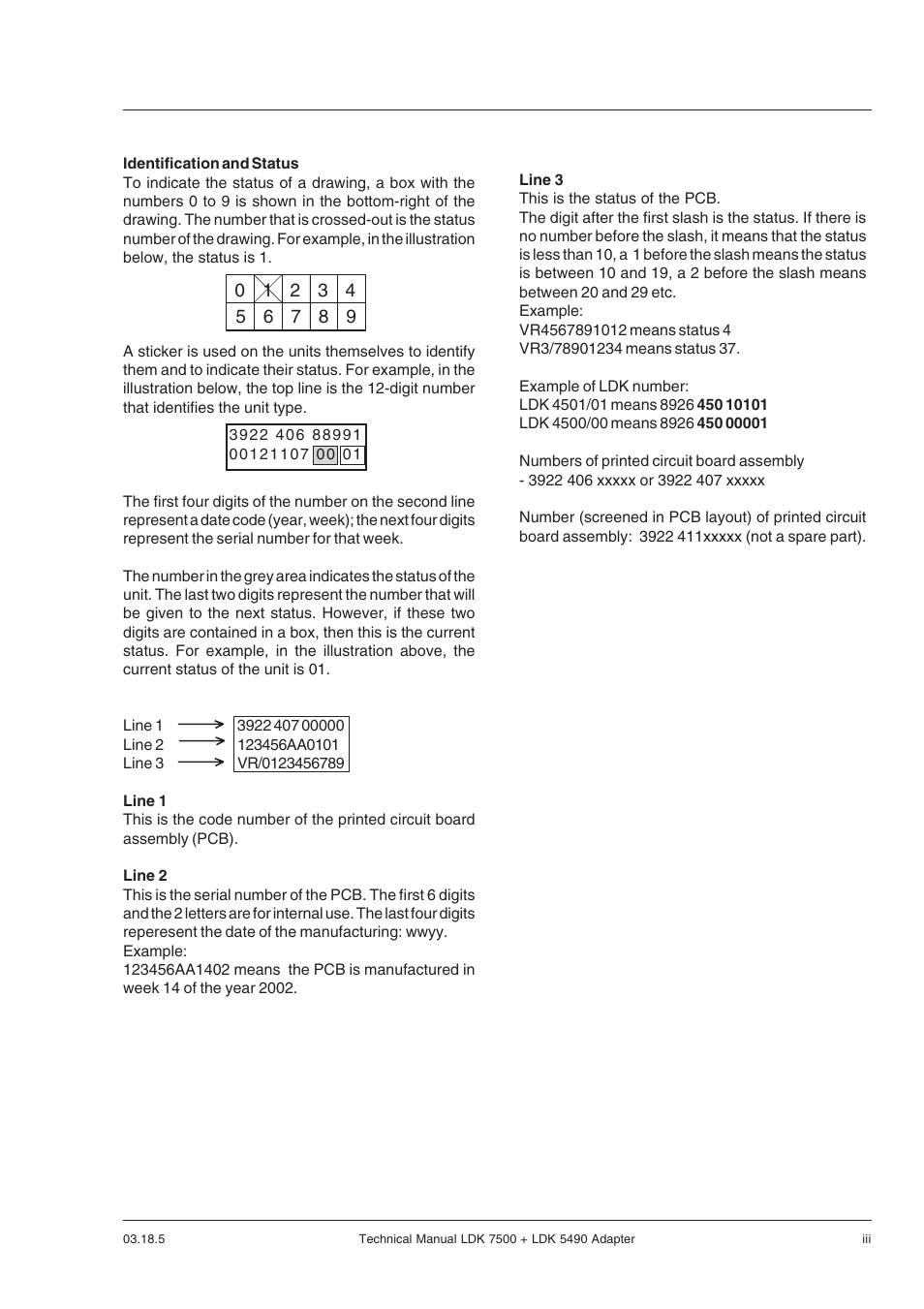 Grass Valley LDK 7500 Technical Manual User Manual | Page 3 / 42