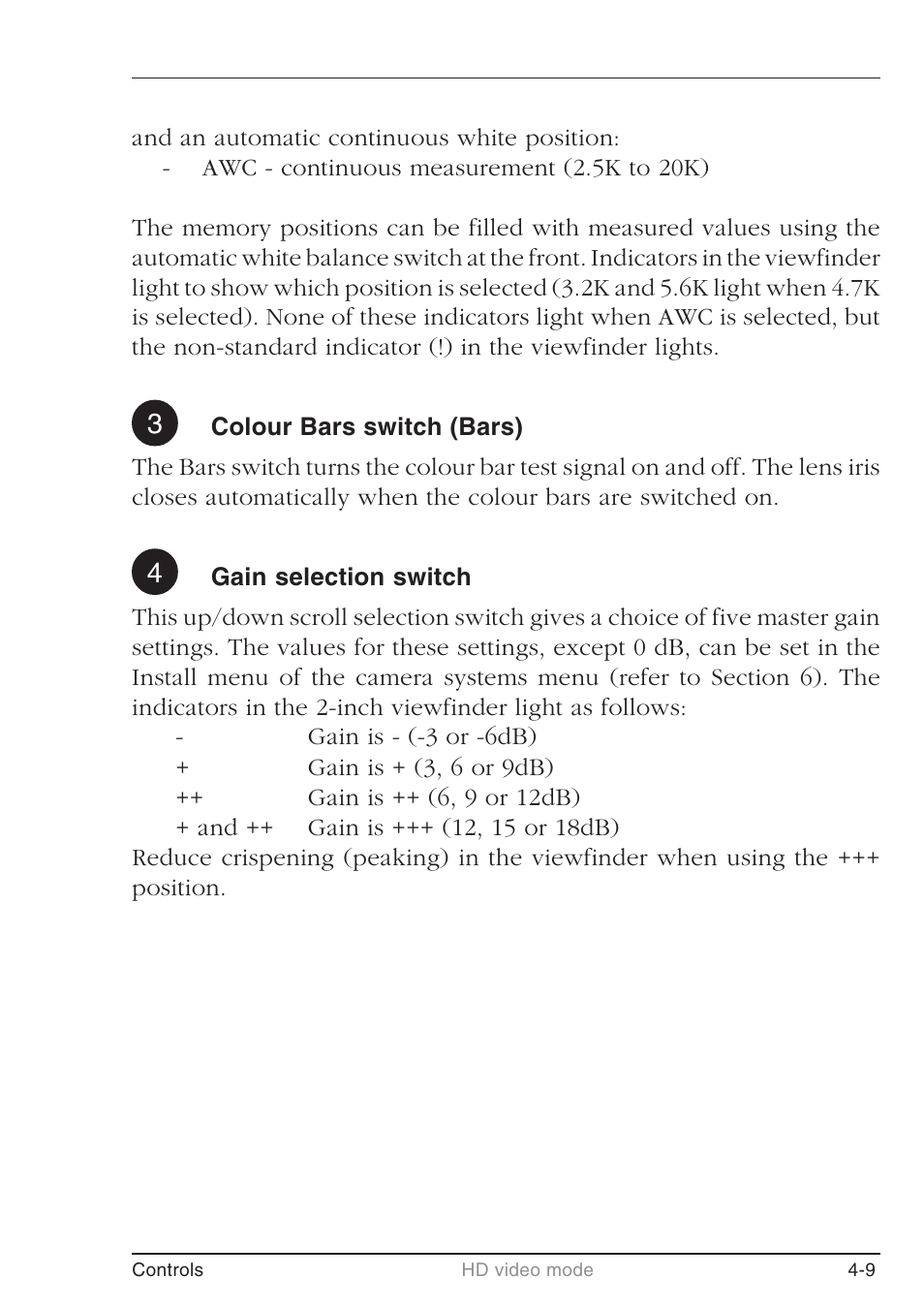 Grass Valley LDK 7500 User Guide User Manual | Page 103 / 136