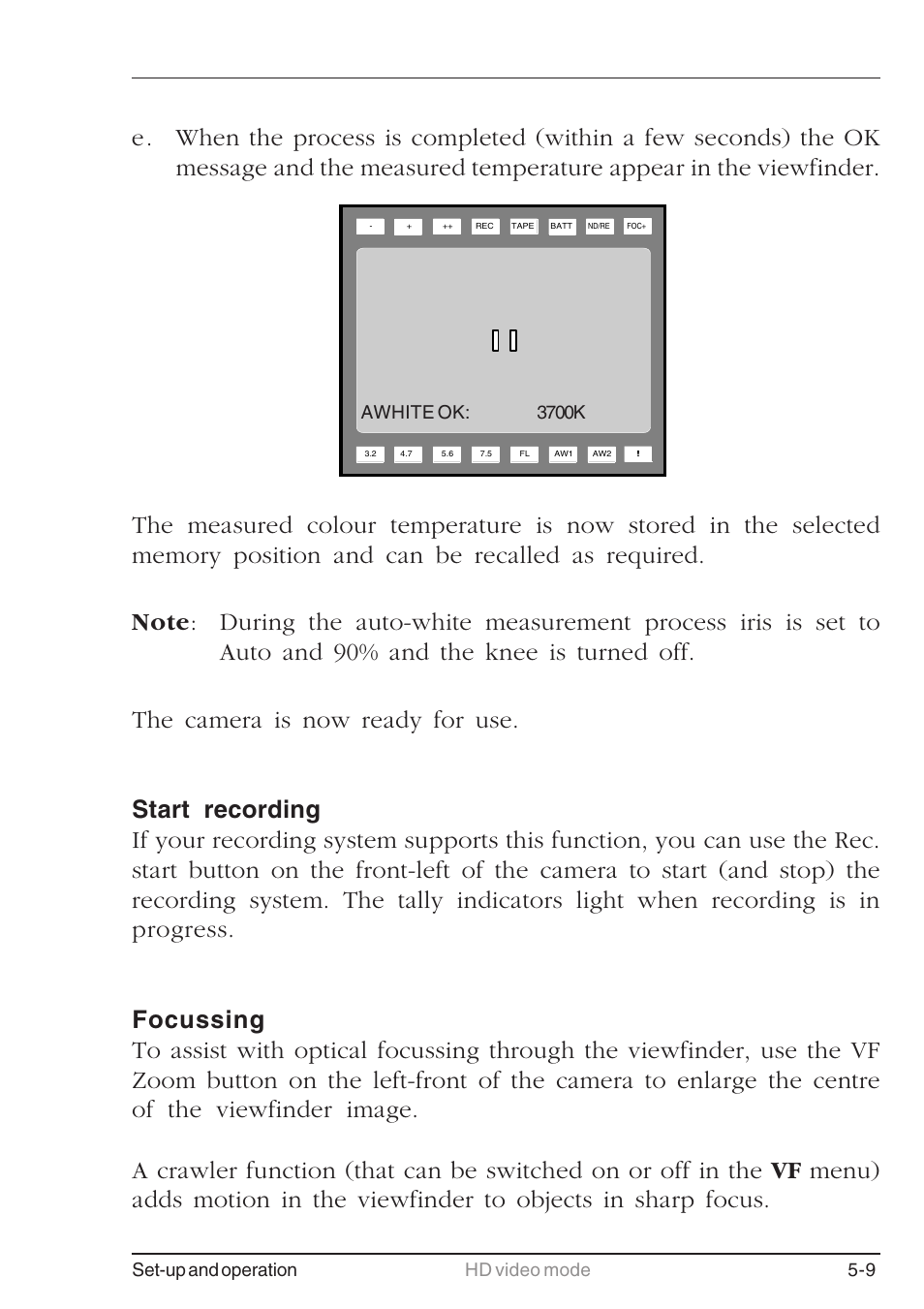 Grass Valley LDK 7500 User Guide User Manual | Page 123 / 136