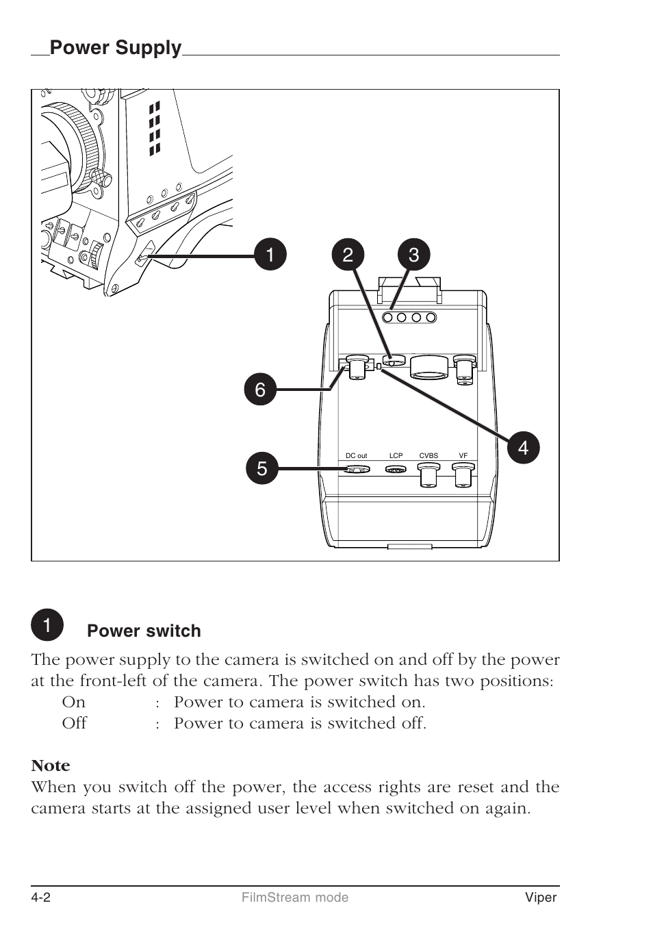 Power supply | Grass Valley LDK 7500 User Guide User Manual | Page 32 / 136