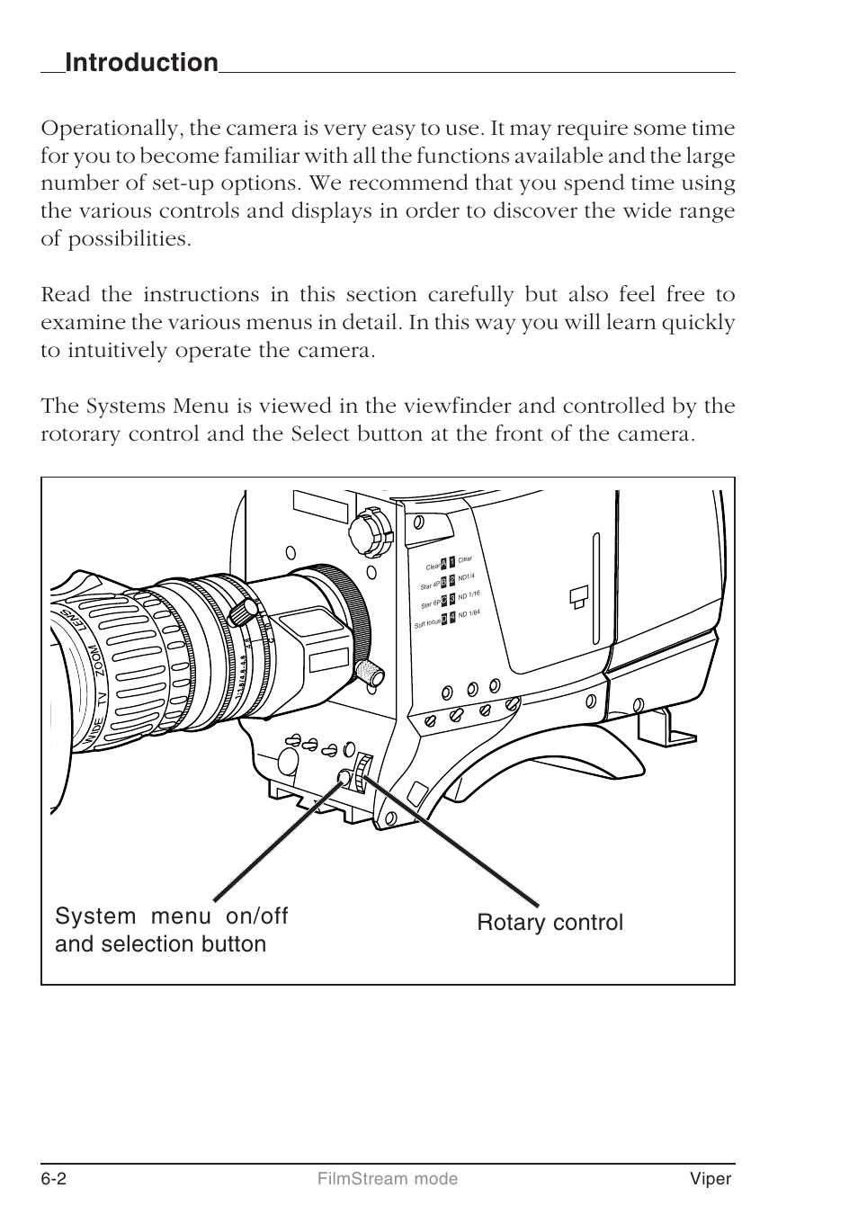 Introduction, 2 filmstream mode viper | Grass Valley LDK 7500 User Guide User Manual | Page 56 / 136