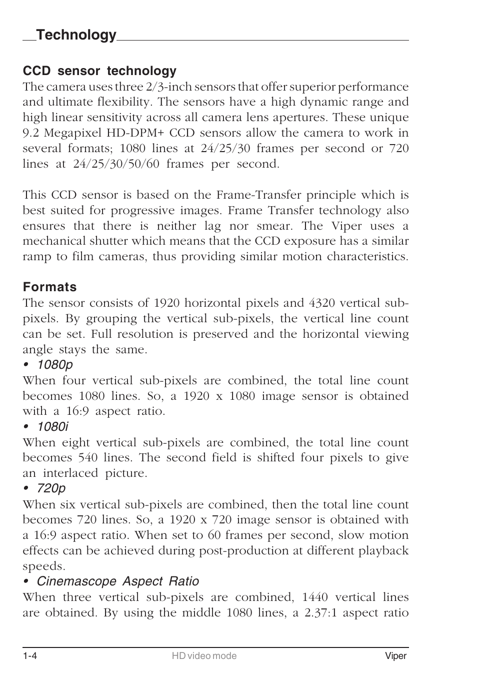 Technology | Grass Valley LDK 7500 User Guide User Manual | Page 68 / 136