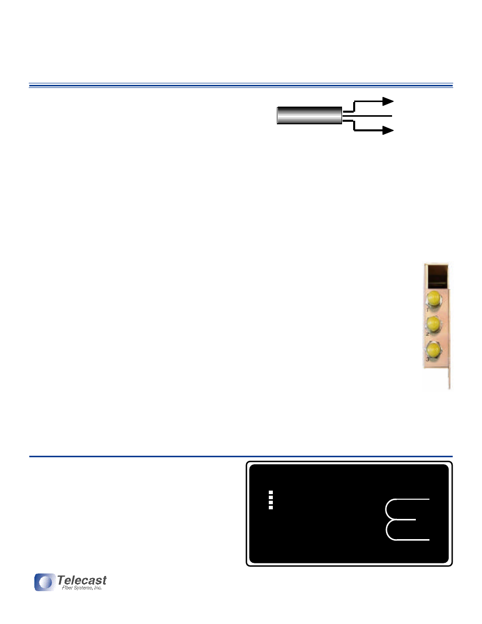 Wdm's, Wavelength division multiplexers, Telecast | Grass Valley Viper II User Manual | Page 4 / 4
