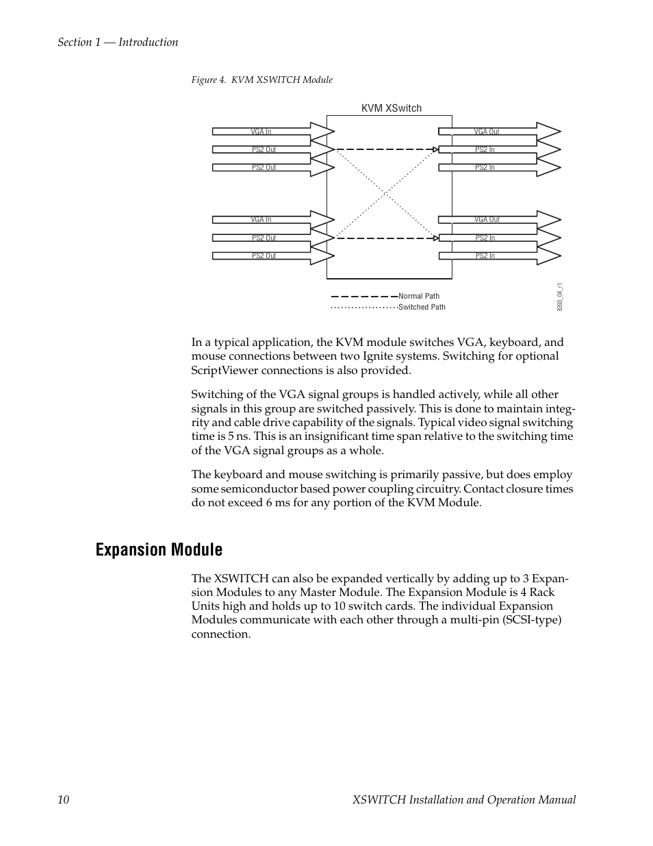 Expansion module | Grass Valley XSwitch Feb 08 2006 User Manual | Page 10 / 52