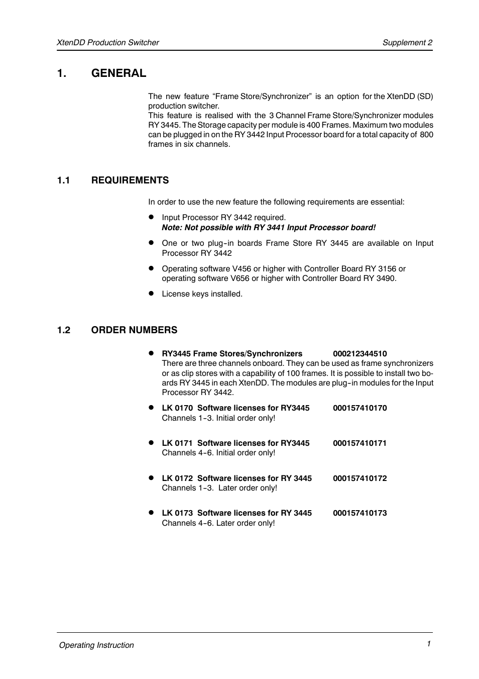 General | Grass Valley XtenDD v.4.5.6 User Manual | Page 5 / 10