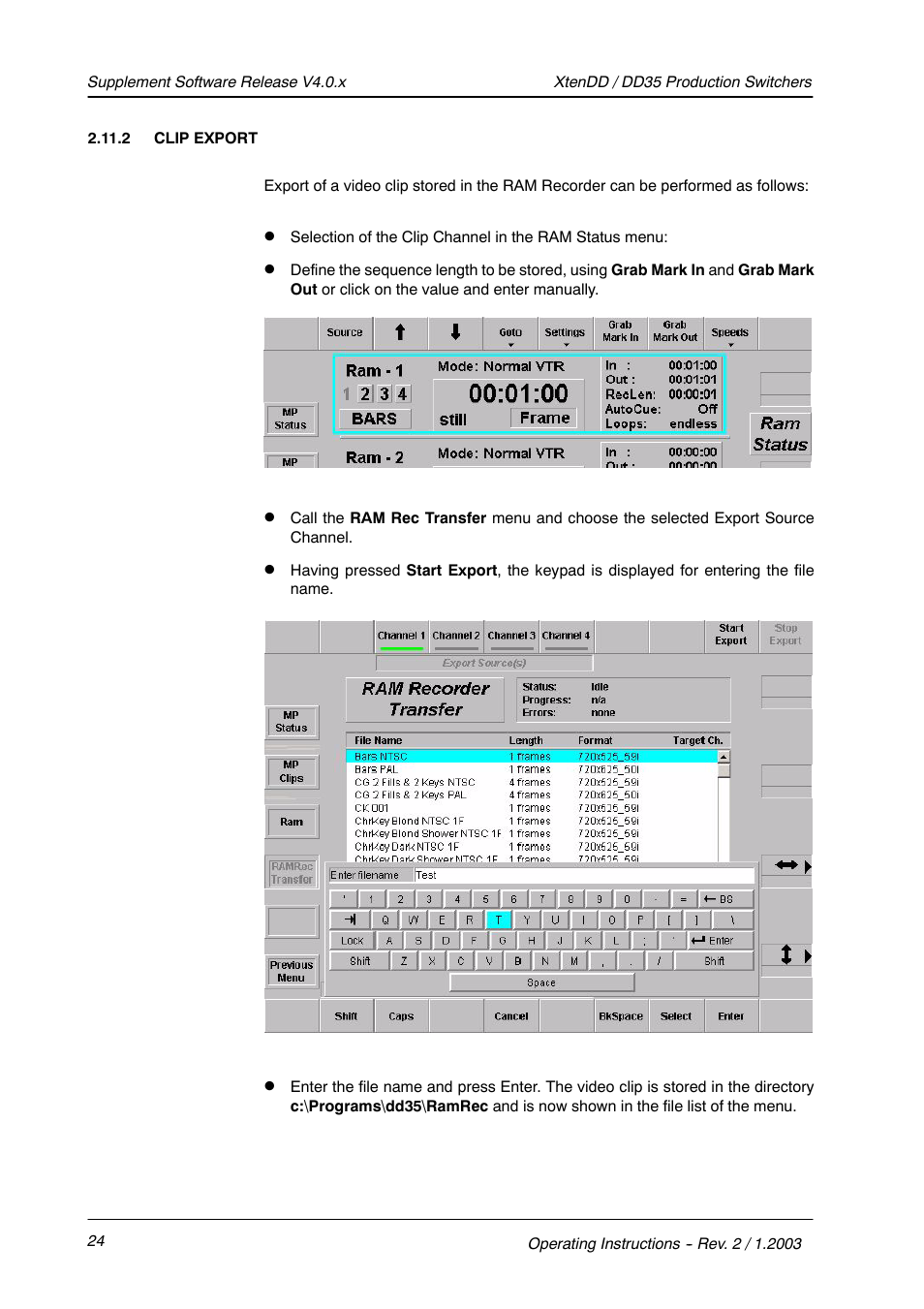 Grass Valley XtenDD v.4.0.x User Manual | Page 28 / 41