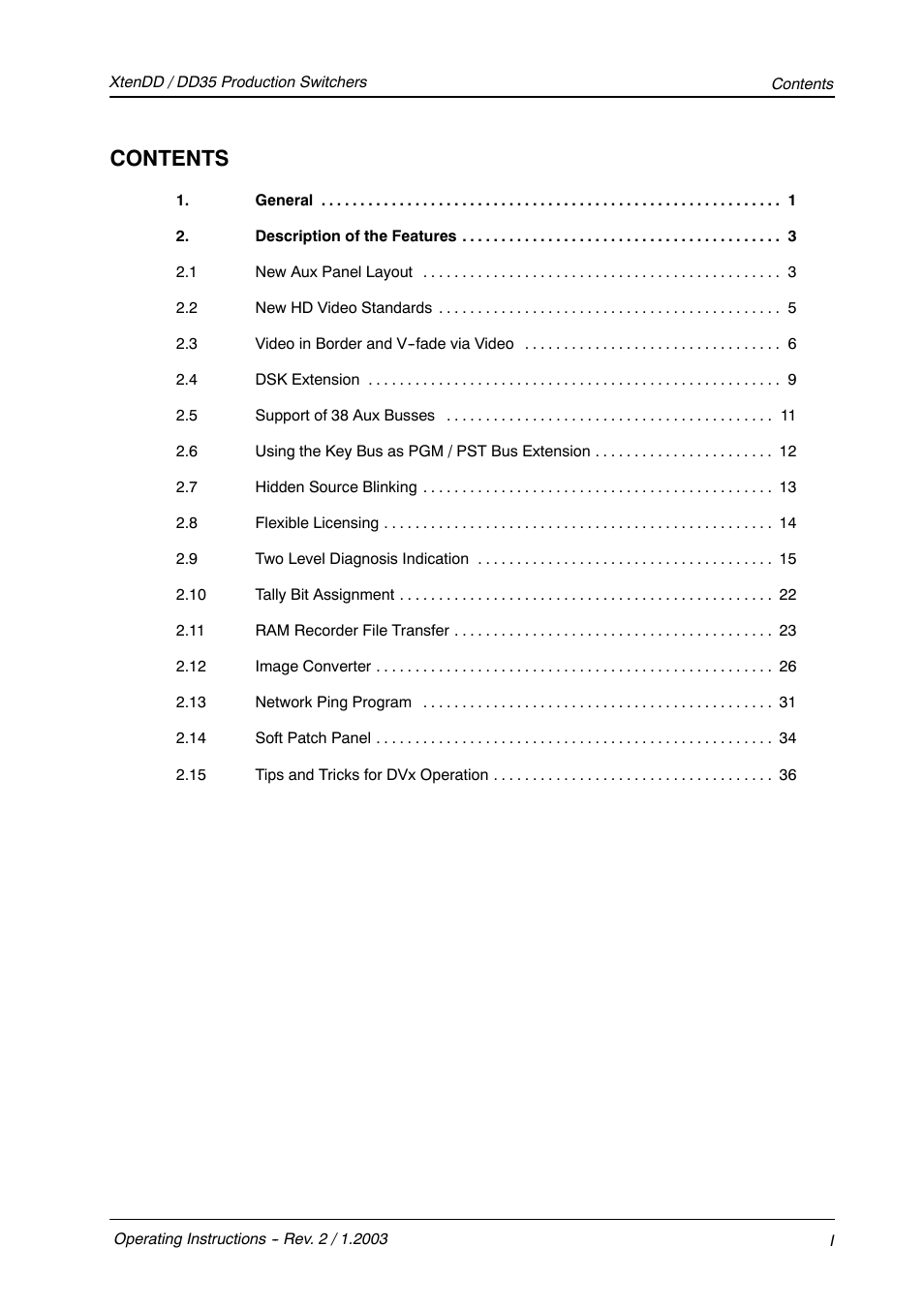 Grass Valley XtenDD v.4.0.x User Manual | Page 3 / 41