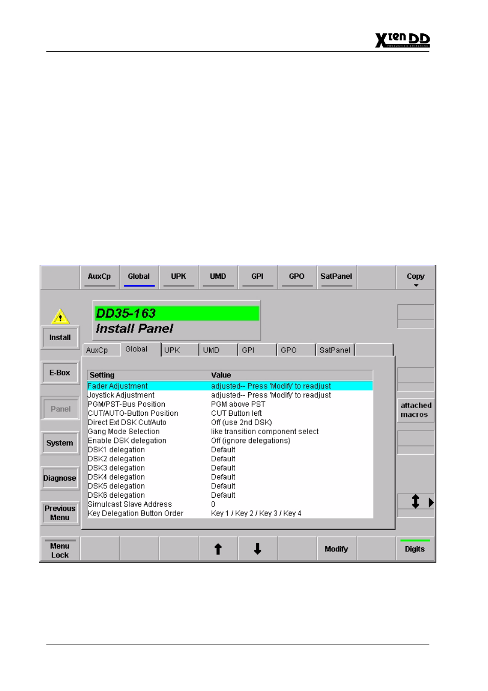 Grass Valley XtenDD v.4.2.4 User Manual | Page 159 / 487