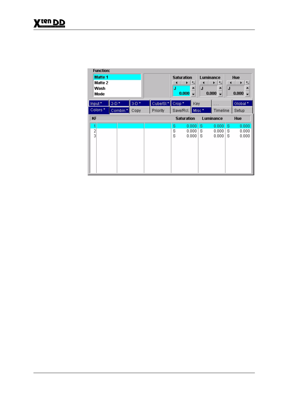 Grass Valley XtenDD v.4.2.4 User Manual | Page 312 / 487