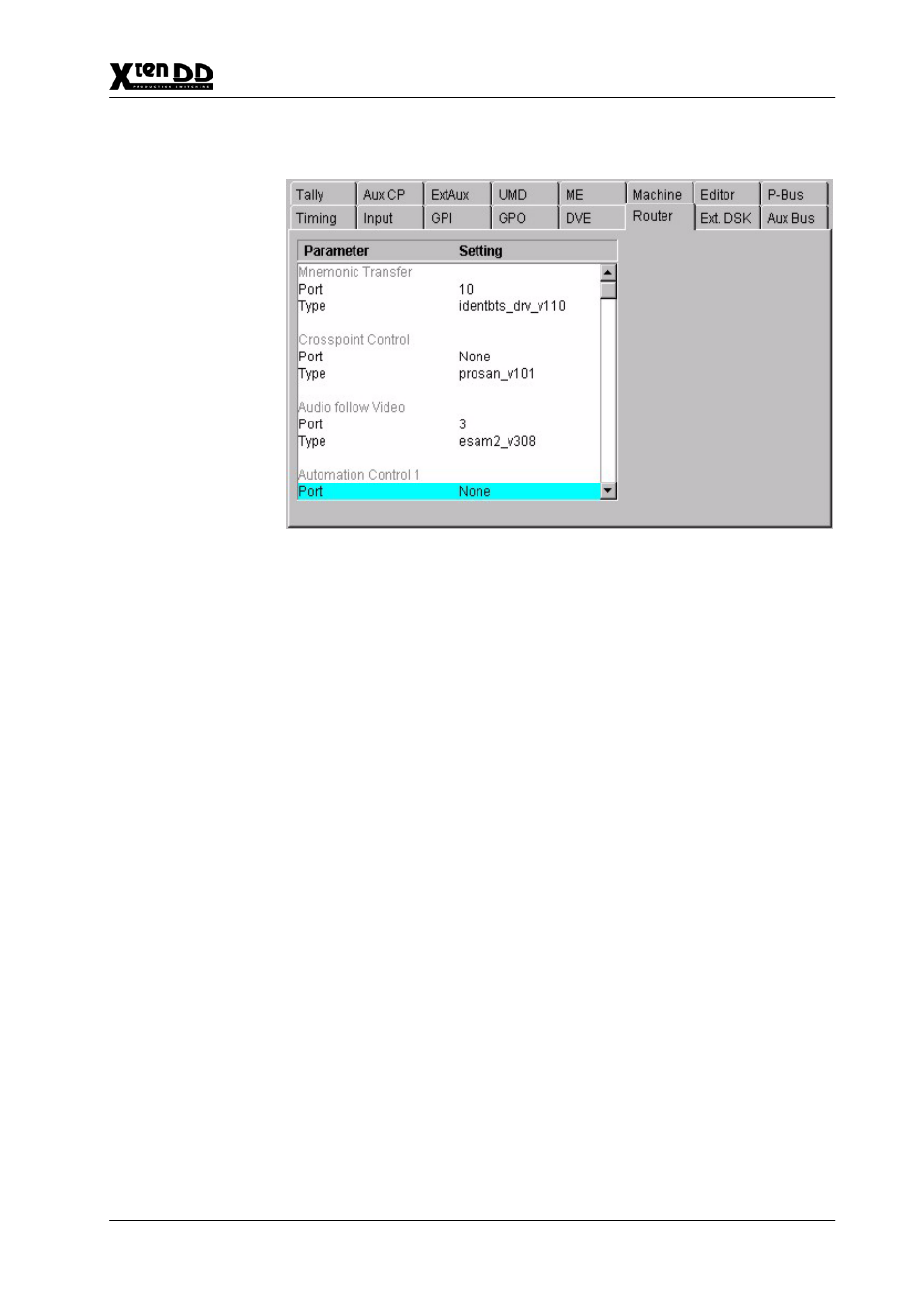 Grass Valley XtenDD v.4.2.4 User Manual | Page 338 / 487