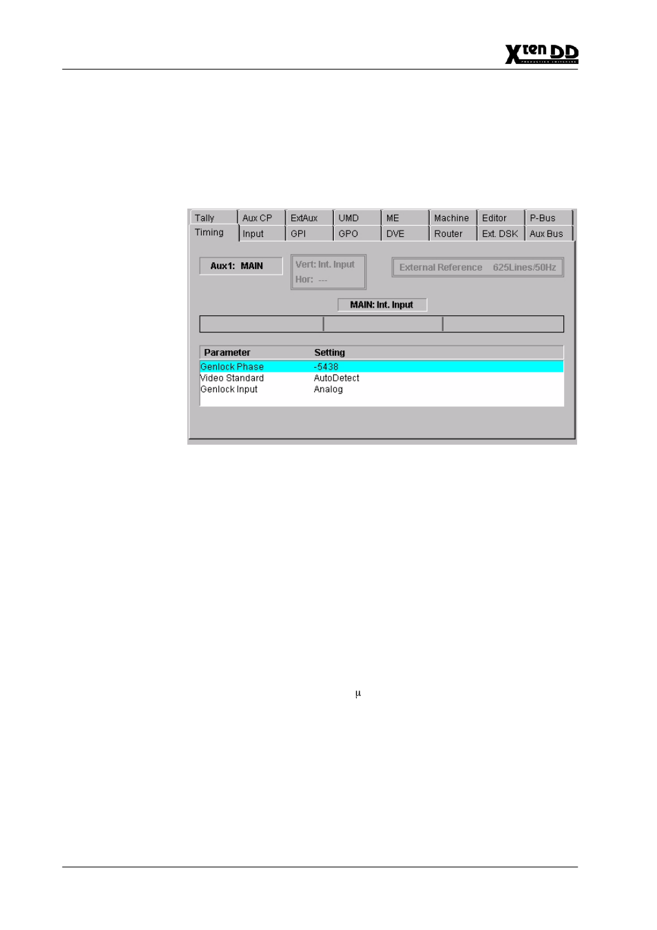 Grass Valley XtenDD v.4.2.4 User Manual | Page 351 / 487