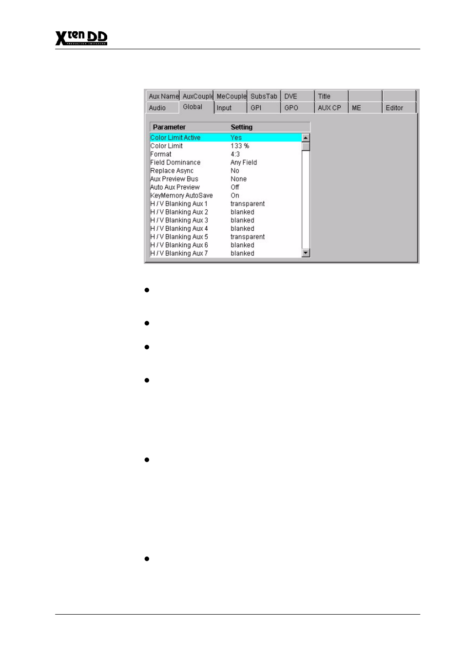 Grass Valley XtenDD v.4.2.4 User Manual | Page 386 / 487