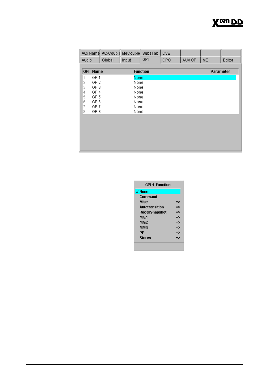Grass Valley XtenDD v.4.2.4 User Manual | Page 389 / 487