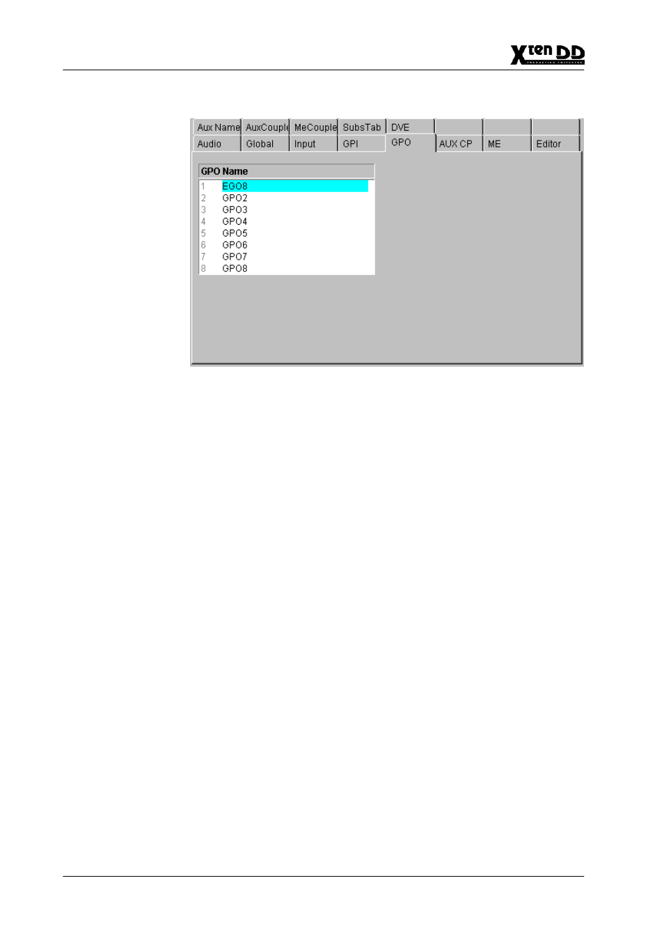 Grass Valley XtenDD v.4.2.4 User Manual | Page 391 / 487
