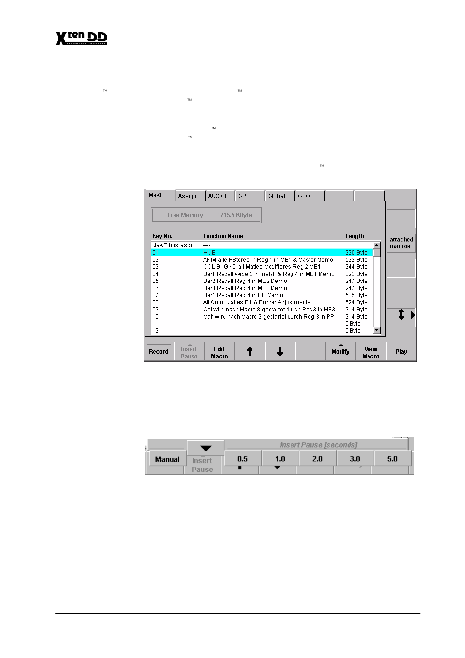 Grass Valley XtenDD v.4.2.4 User Manual | Page 410 / 487