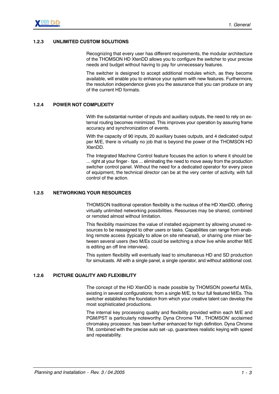 Grass Valley XtenDD DD User Manual | Page 10 / 196