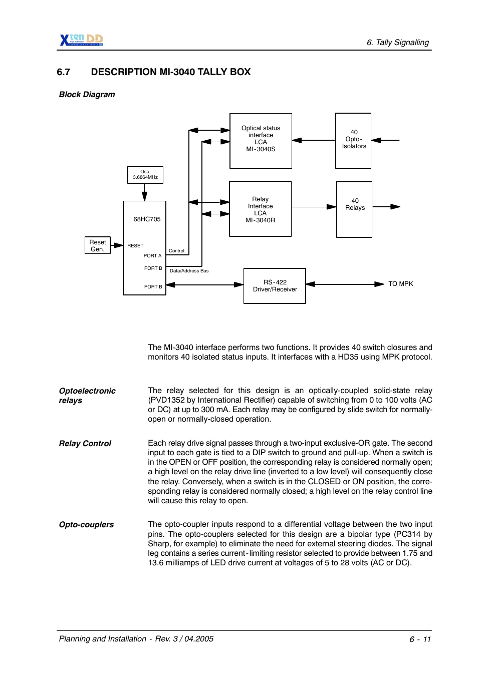Grass Valley XtenDD DD User Manual | Page 129 / 196