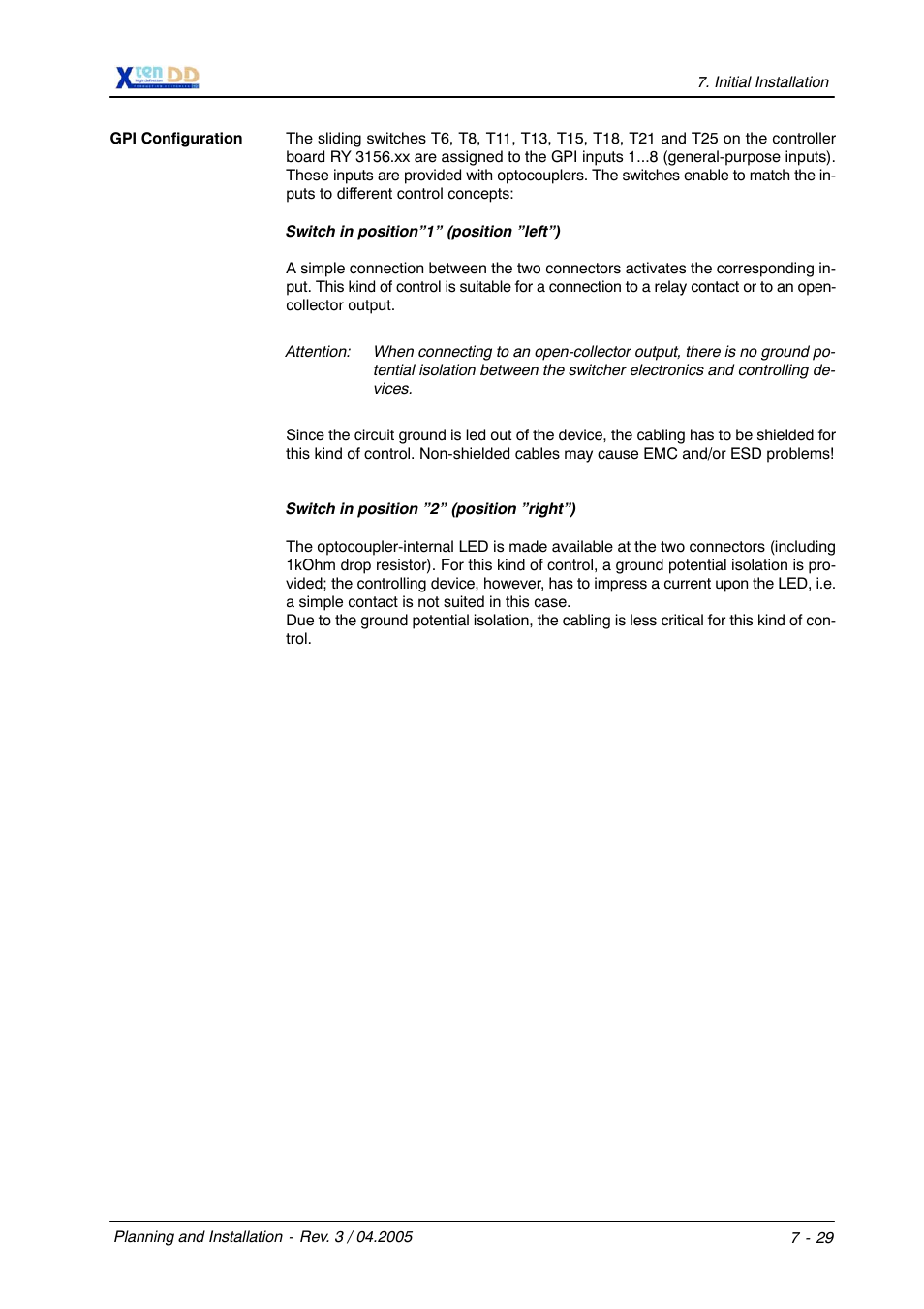 Grass Valley XtenDD DD User Manual | Page 159 / 196