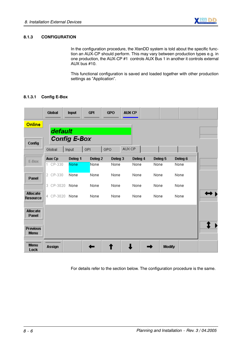 Grass Valley XtenDD DD User Manual | Page 180 / 196