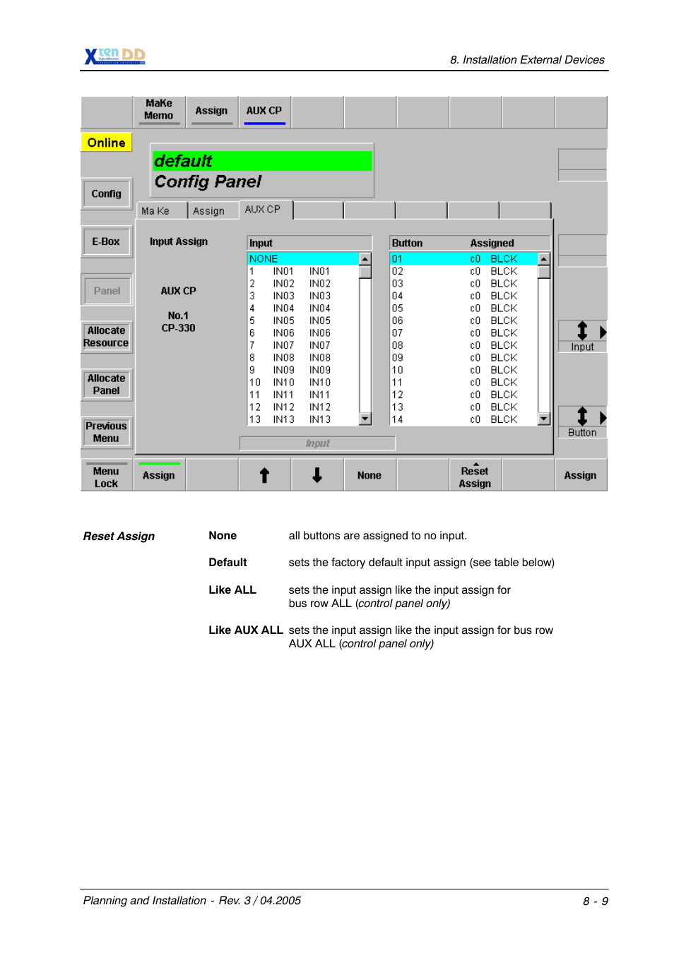 Grass Valley XtenDD DD User Manual | Page 183 / 196