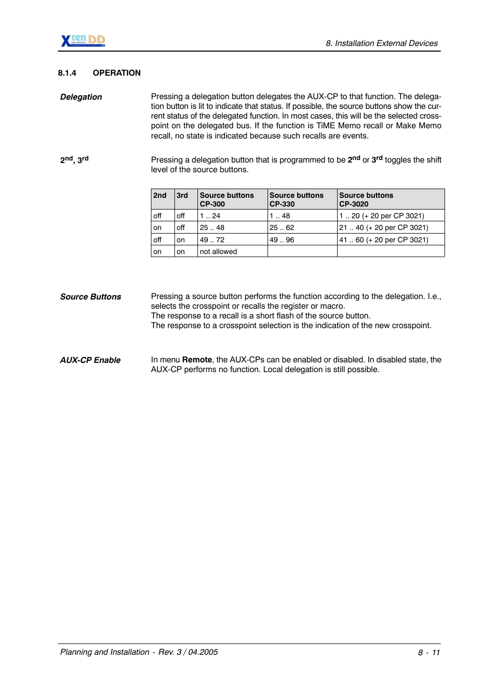Grass Valley XtenDD DD User Manual | Page 185 / 196