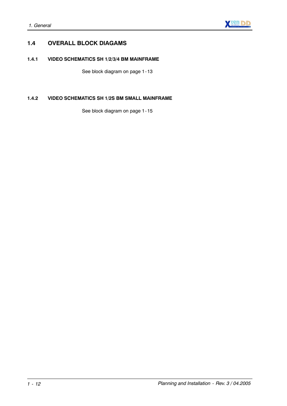 Grass Valley XtenDD DD User Manual | Page 19 / 196