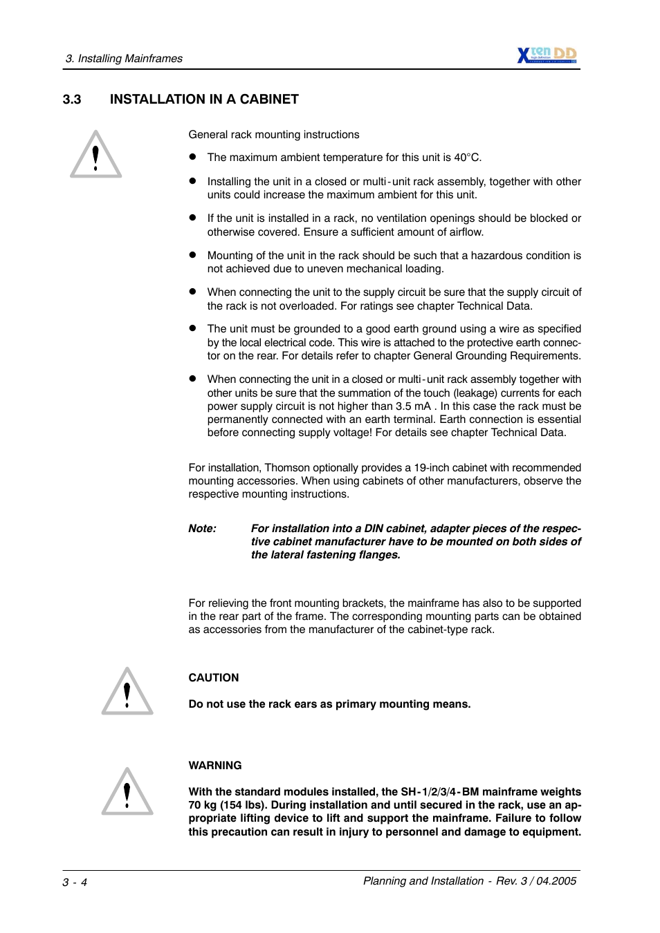 Grass Valley XtenDD DD User Manual | Page 36 / 196