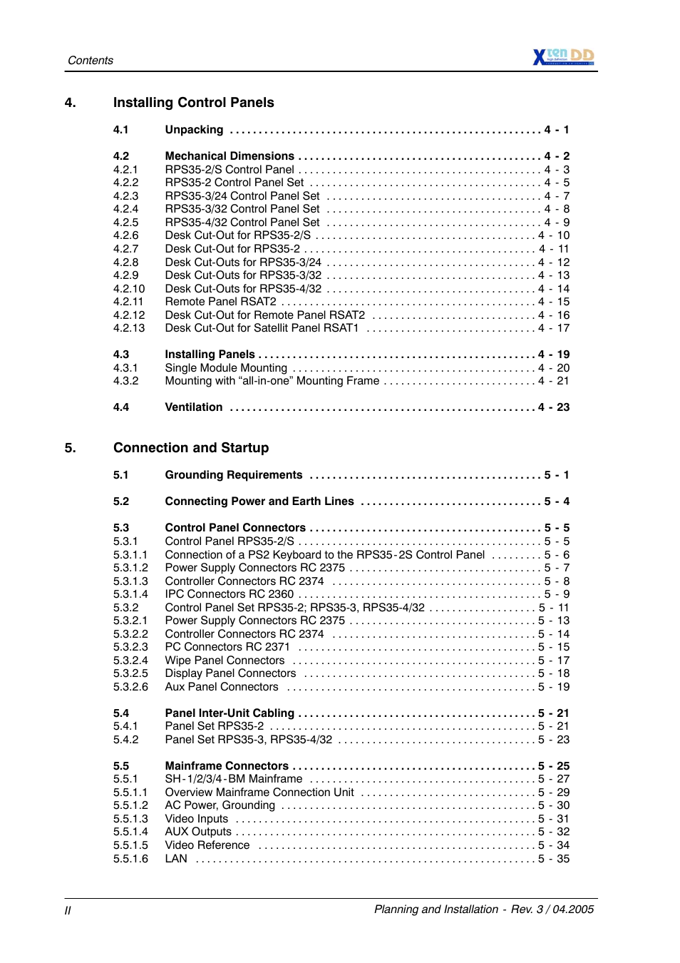 Grass Valley XtenDD DD User Manual | Page 5 / 196