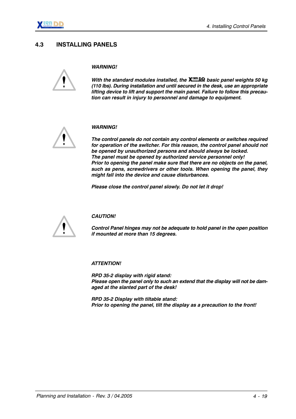 Grass Valley XtenDD DD User Manual | Page 57 / 196