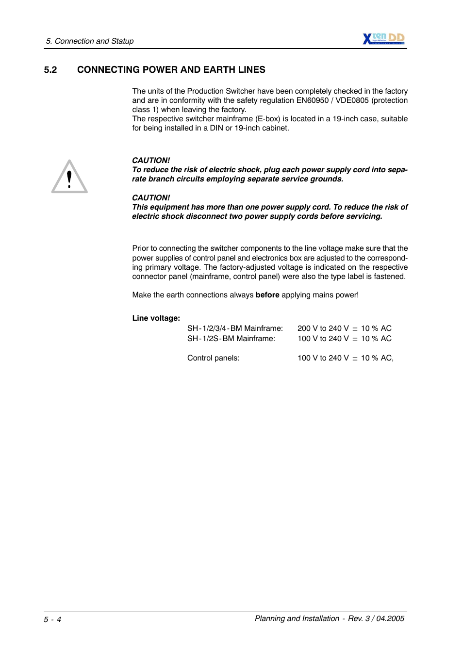 Grass Valley XtenDD DD User Manual | Page 66 / 196