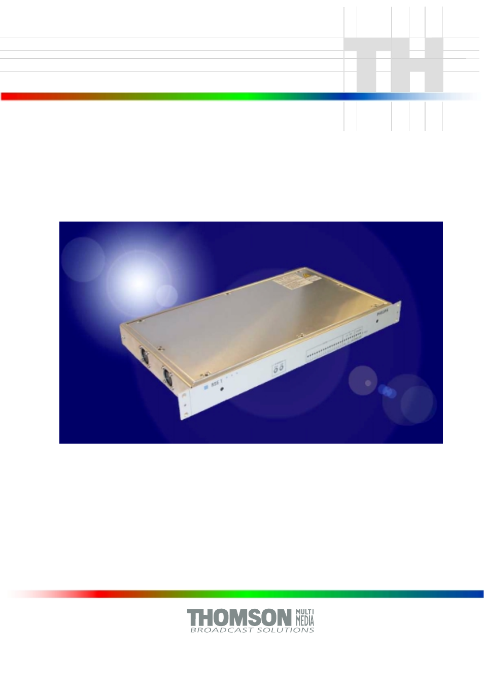 Grass Valley RSE1 User Manual | 40 pages