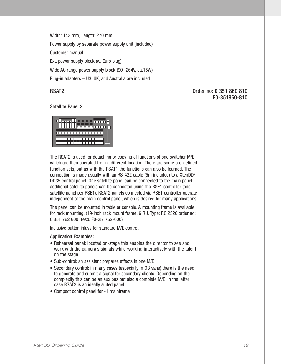 Grass Valley XtenDD Ordering Guide User Manual | Page 19 / 56