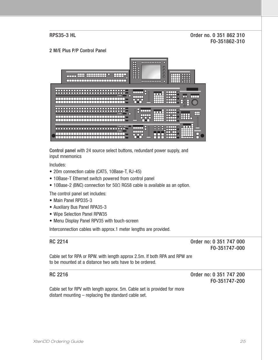 Grass Valley XtenDD Ordering Guide User Manual | Page 25 / 56