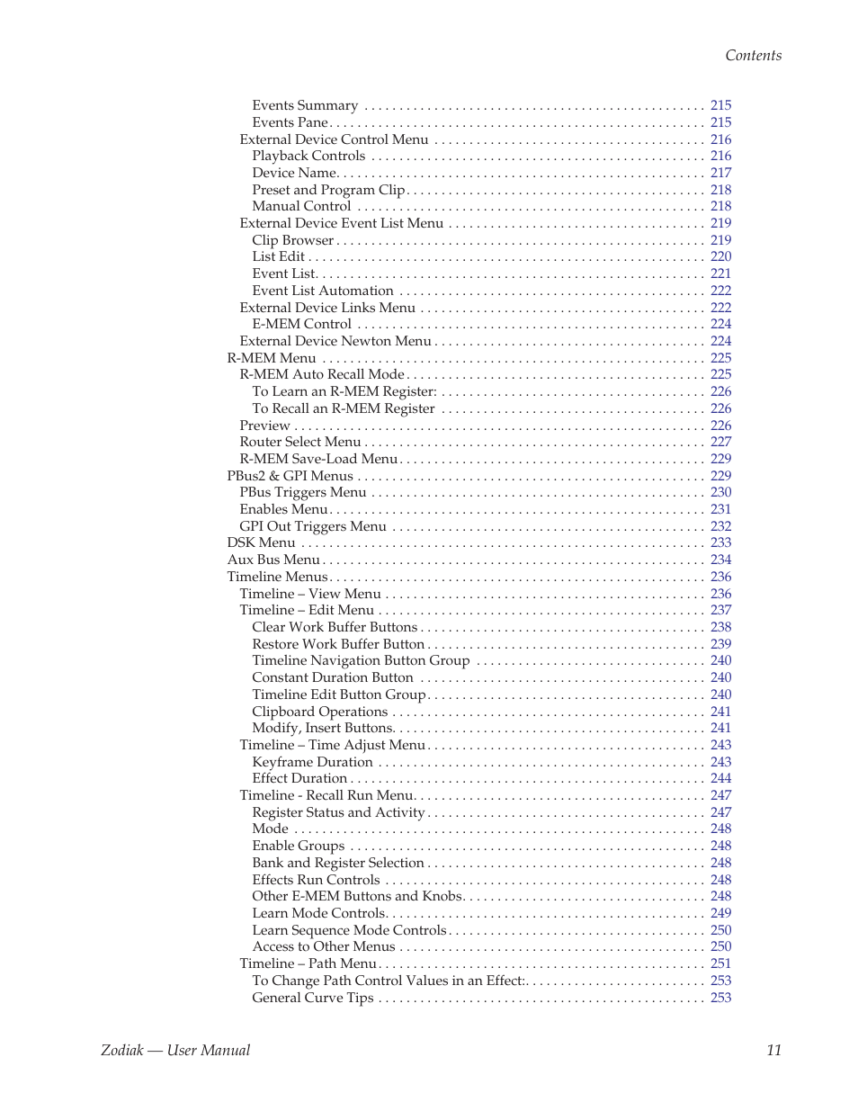 Grass Valley Zodiak v.6.0 Mar 15 2006 User Manual | Page 11 / 494