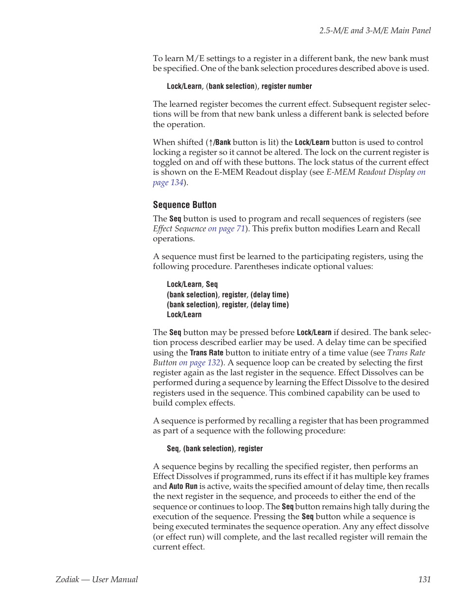 Grass Valley Zodiak v.6.0 Mar 15 2006 User Manual | Page 131 / 494