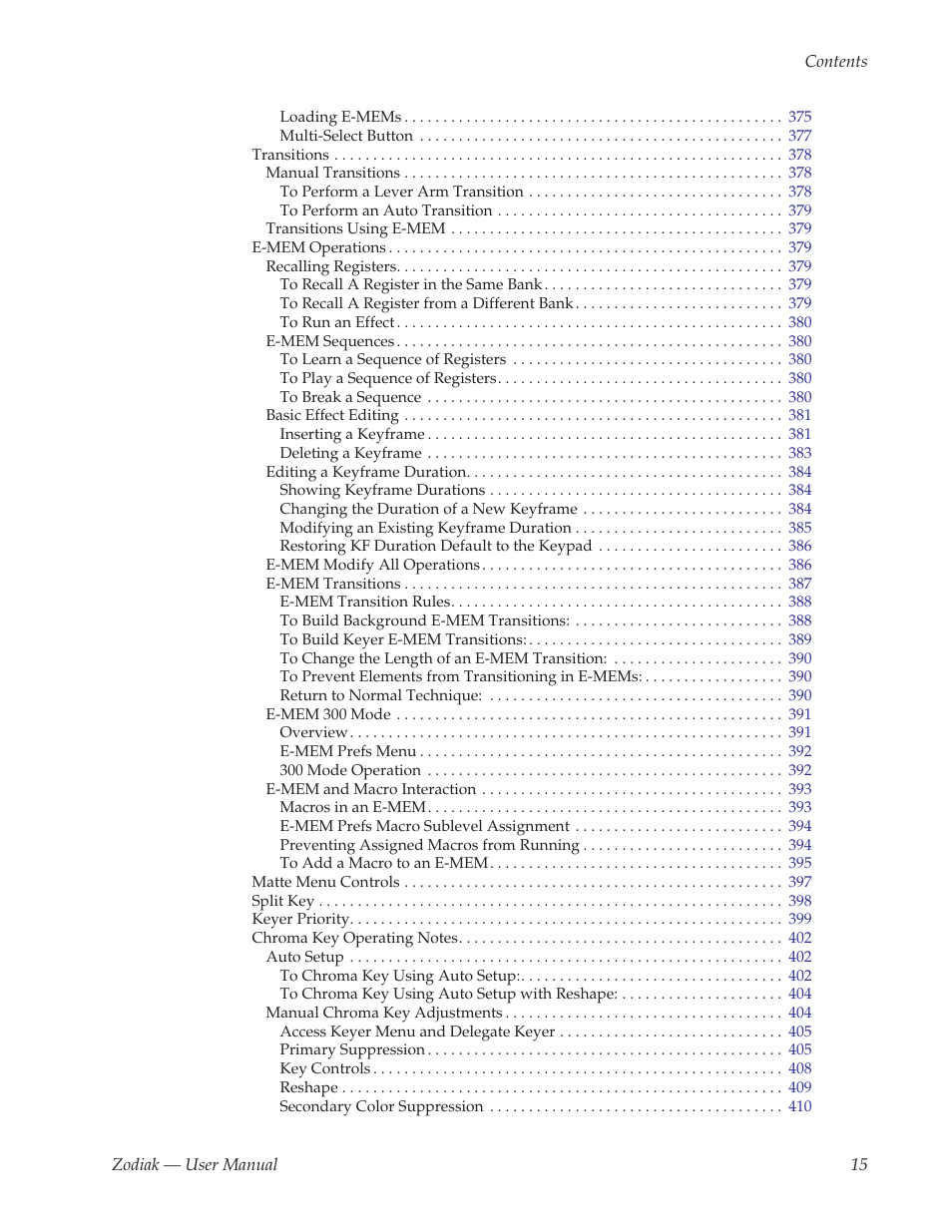 Grass Valley Zodiak v.6.0 Mar 15 2006 User Manual | Page 15 / 494