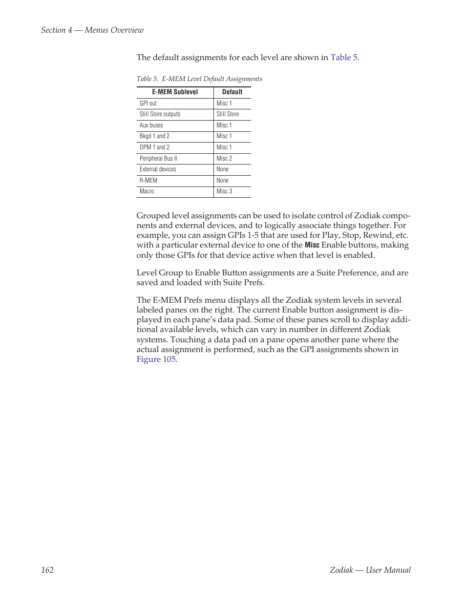 Grass Valley Zodiak v.6.0 Mar 15 2006 User Manual | Page 162 / 494