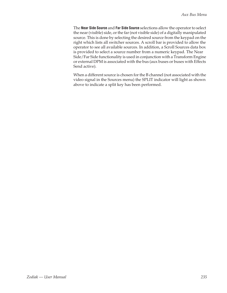 Grass Valley Zodiak v.6.0 Mar 15 2006 User Manual | Page 235 / 494