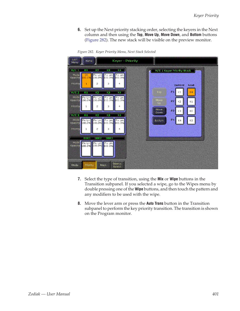 Grass Valley Zodiak v.6.0 Mar 15 2006 User Manual | Page 401 / 494