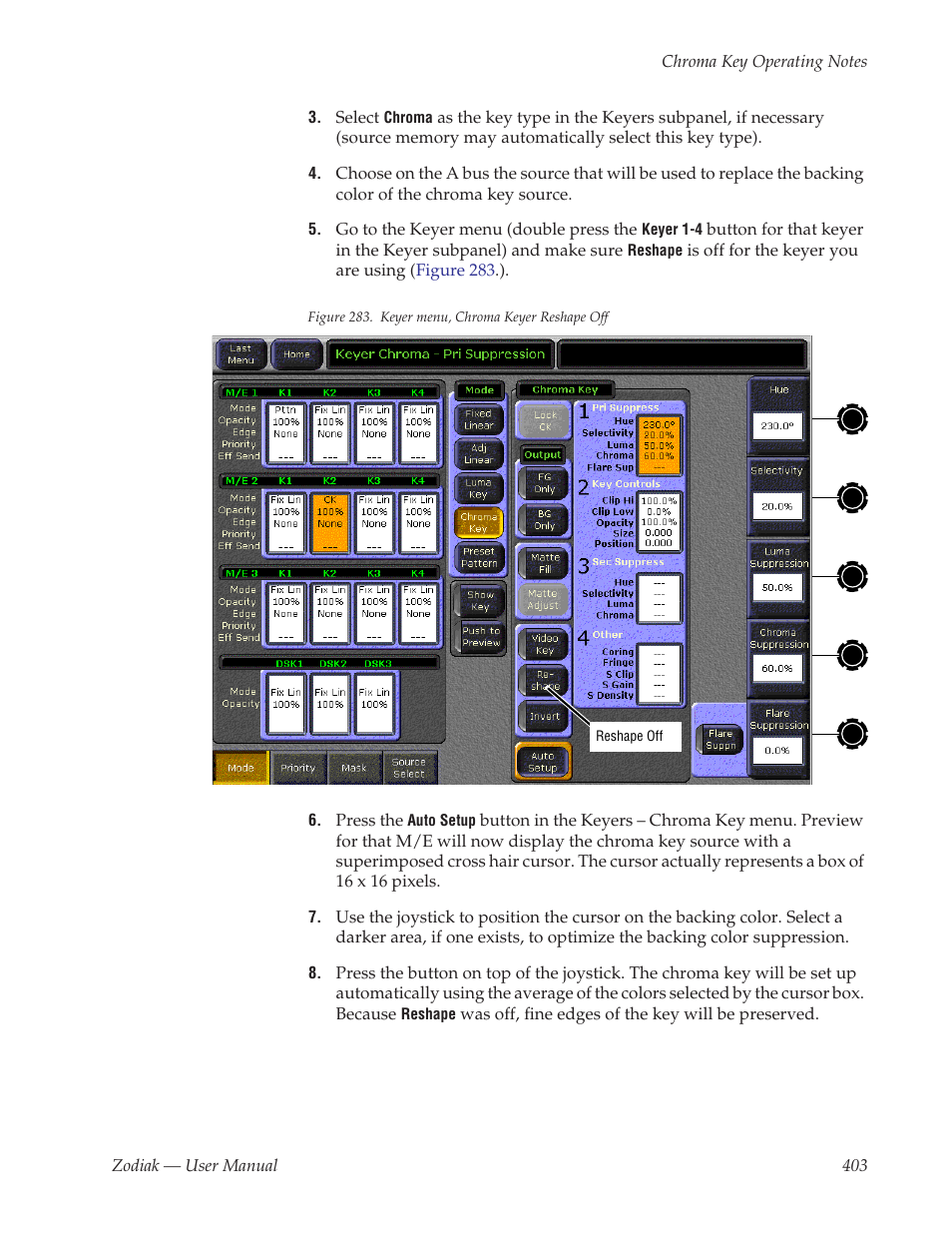 Grass Valley Zodiak v.6.0 Mar 15 2006 User Manual | Page 403 / 494